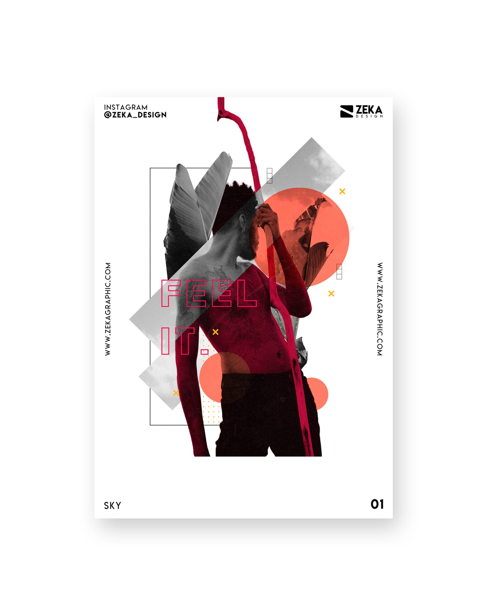 Sky Poster Design Series - Zeka Design