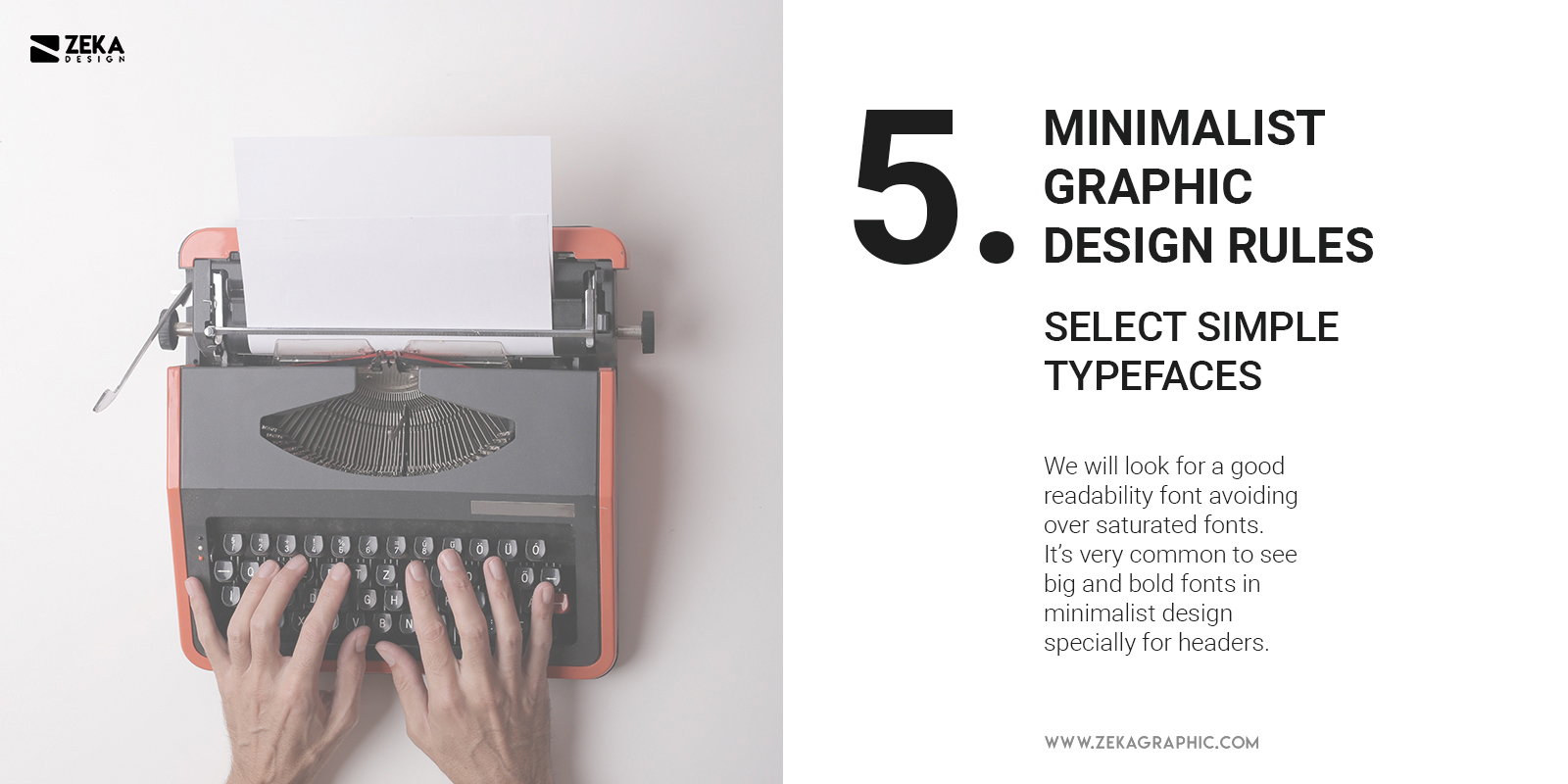 Minimalist Graphic Design Rules - Zeka Design