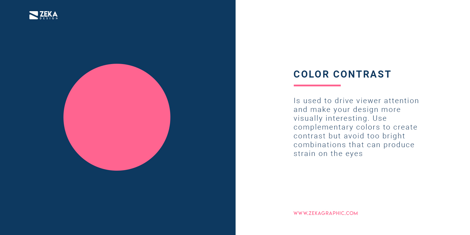 How To Use Contrast In Graphic Design - Zeka Design