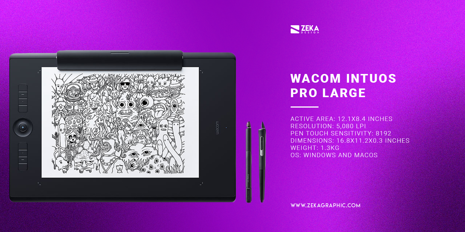 The 9 Best Wacom Tablets For Design, Drawing And Art - Zeka Design