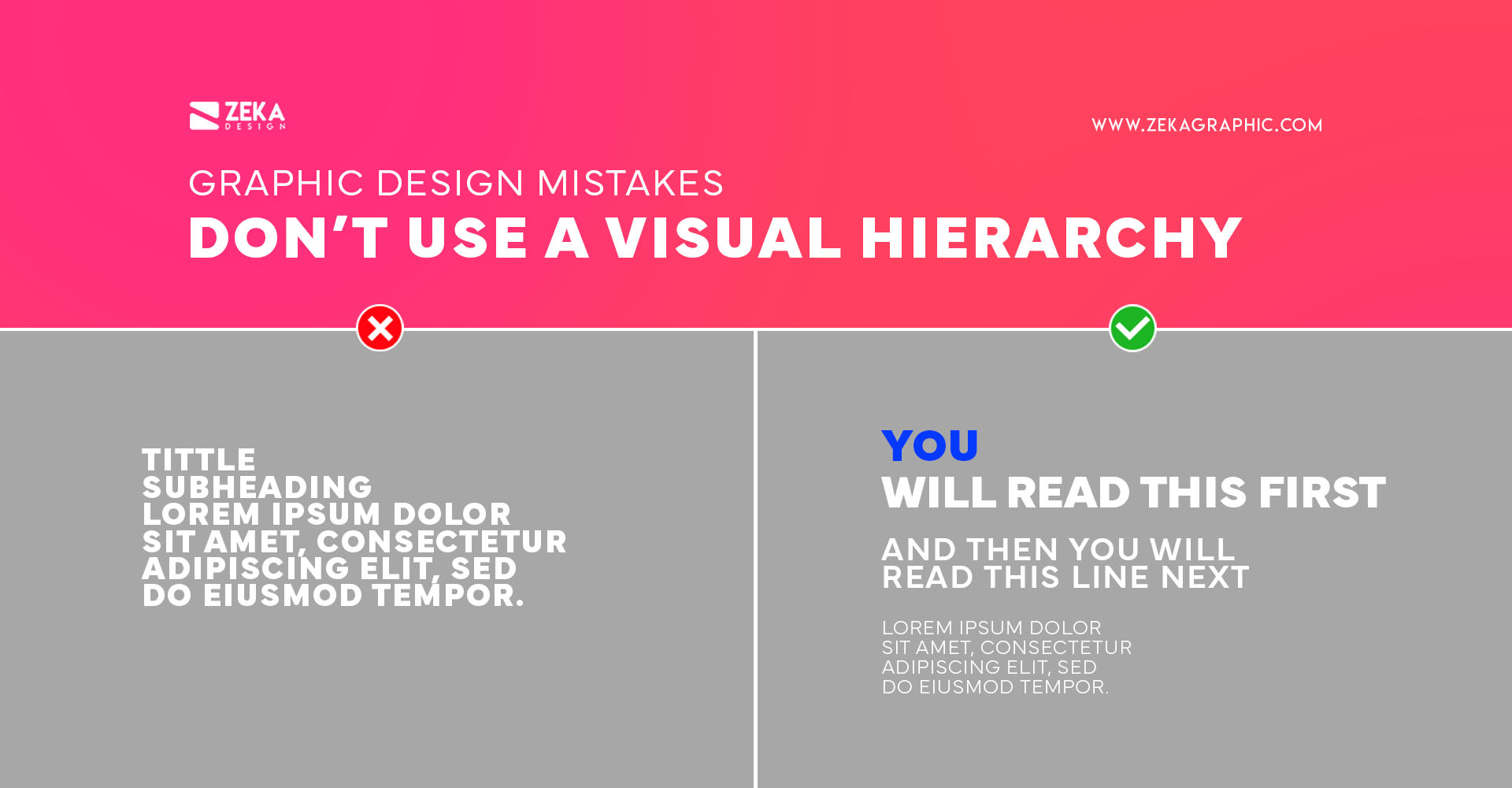 10 Common Graphic Design Mistakes To Avoid - Zeka Design